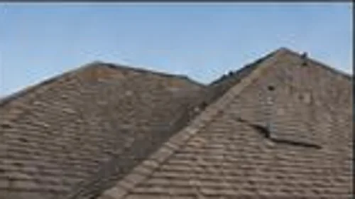 Completed roofing project
